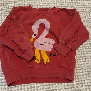 Bobo Choses Swan Sweatshirt- size 2/3 years